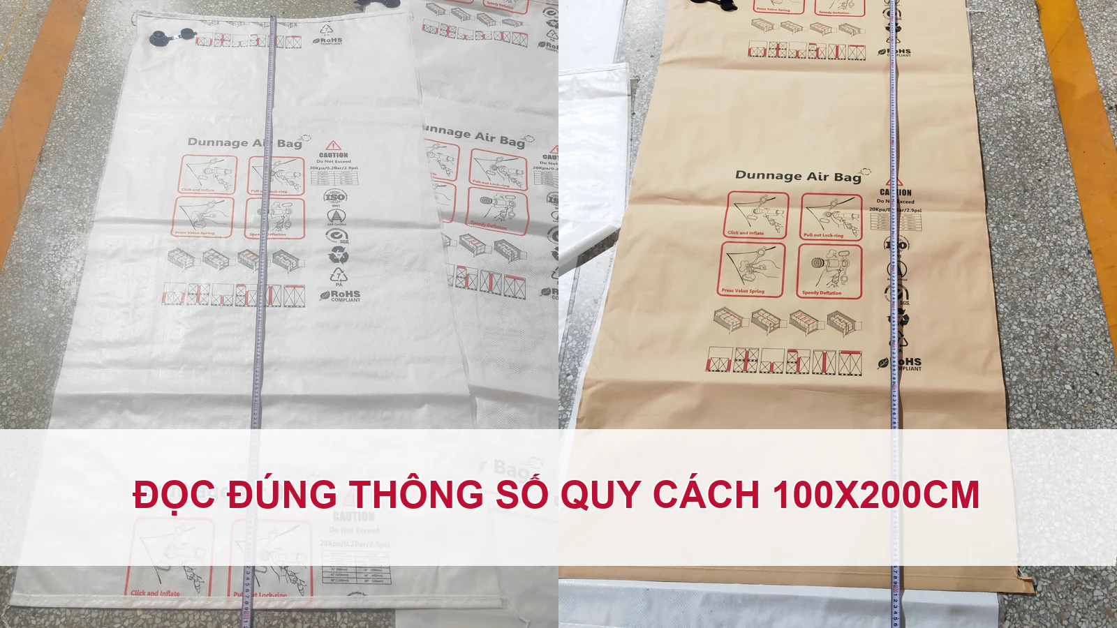 Đọc đúng thông số quy cách 100x200cm
