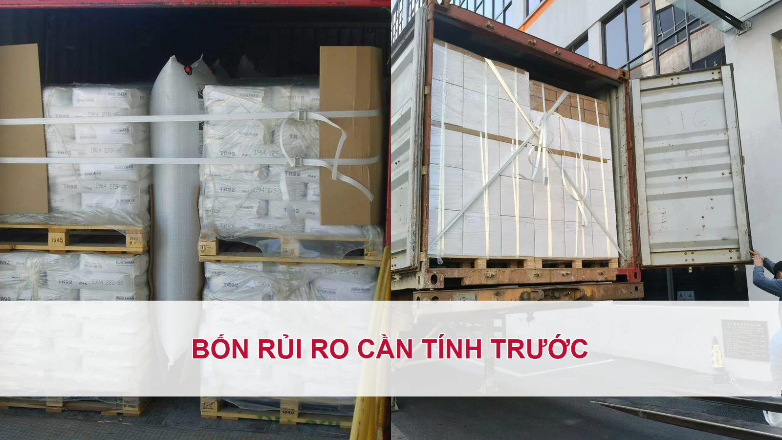 Bốn rủi ro cần tính trước
