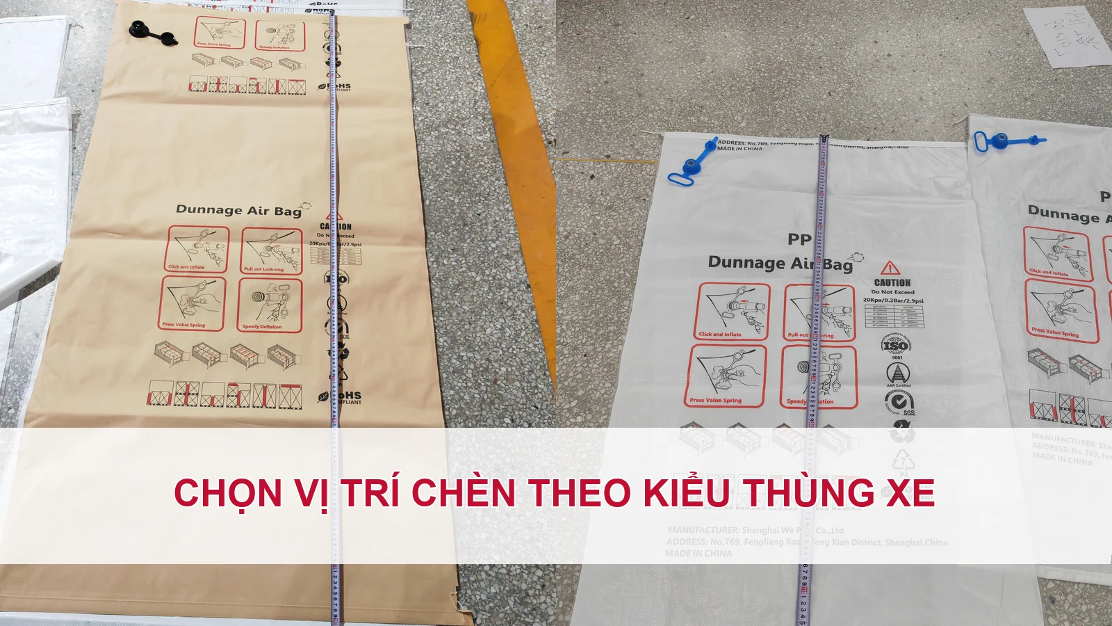 Chọn vị trí chèn theo kiểu thùng xe