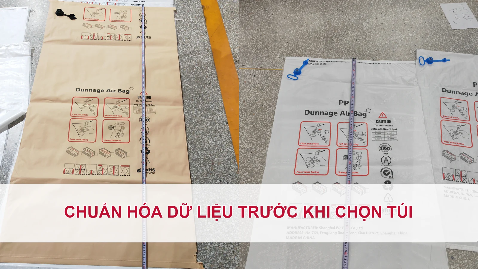 Chuẩn hóa dữ liệu trước khi chọn túi