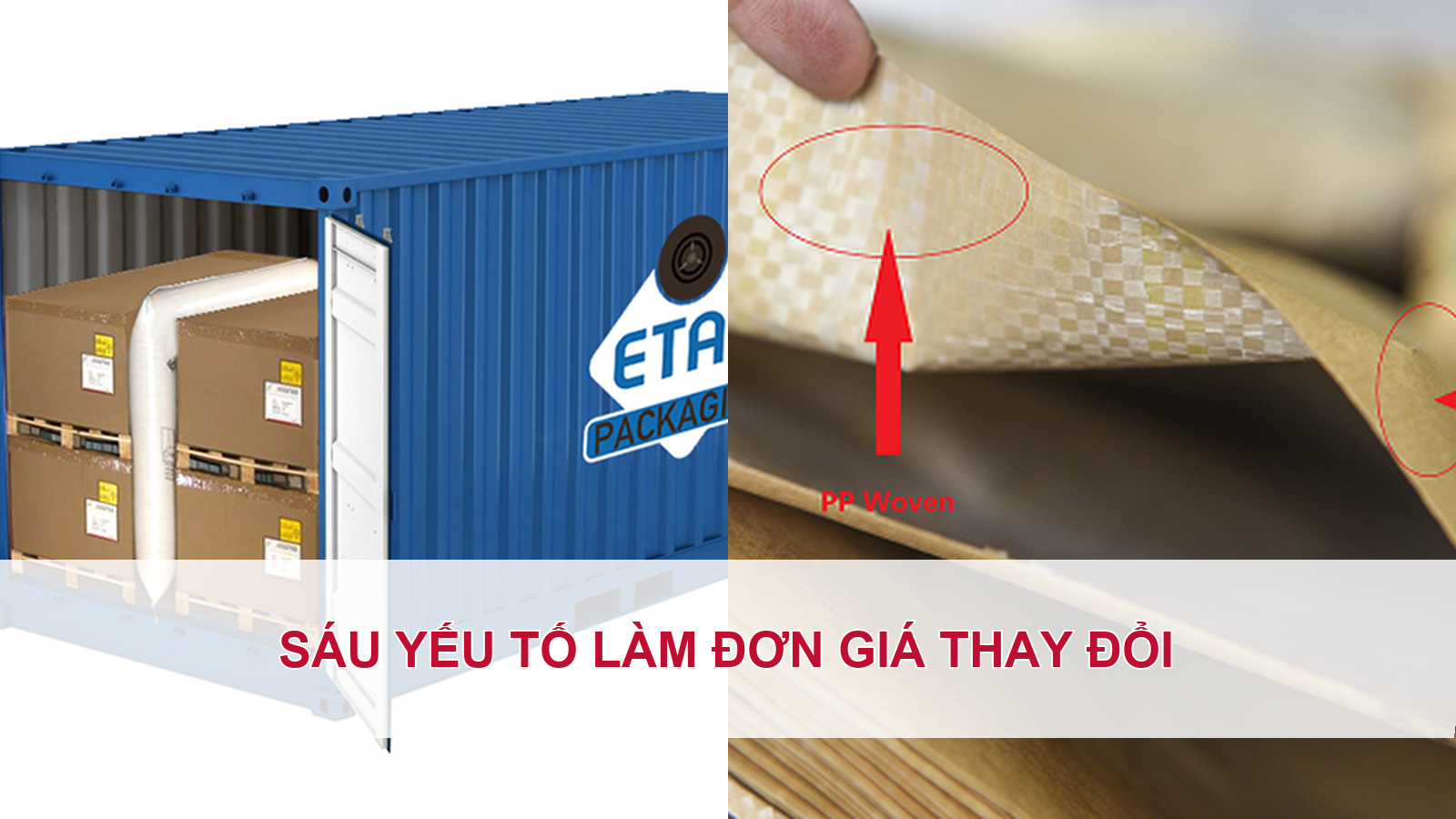 6 yếu tố làm đơn giá thay đổi