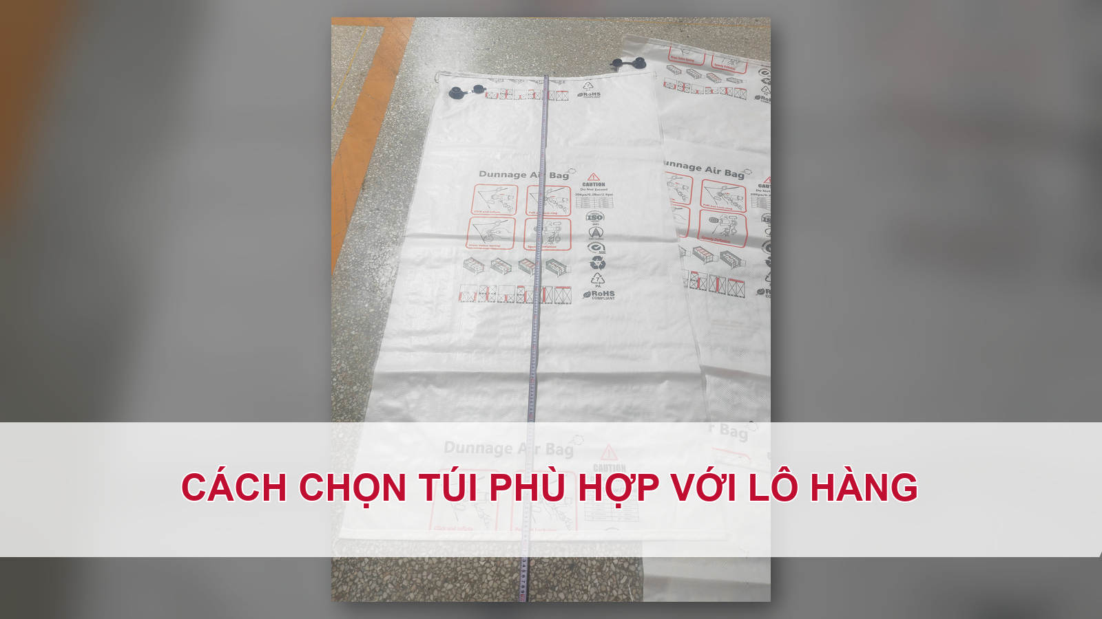 Cách chọn túi phù hợp với lô hàng