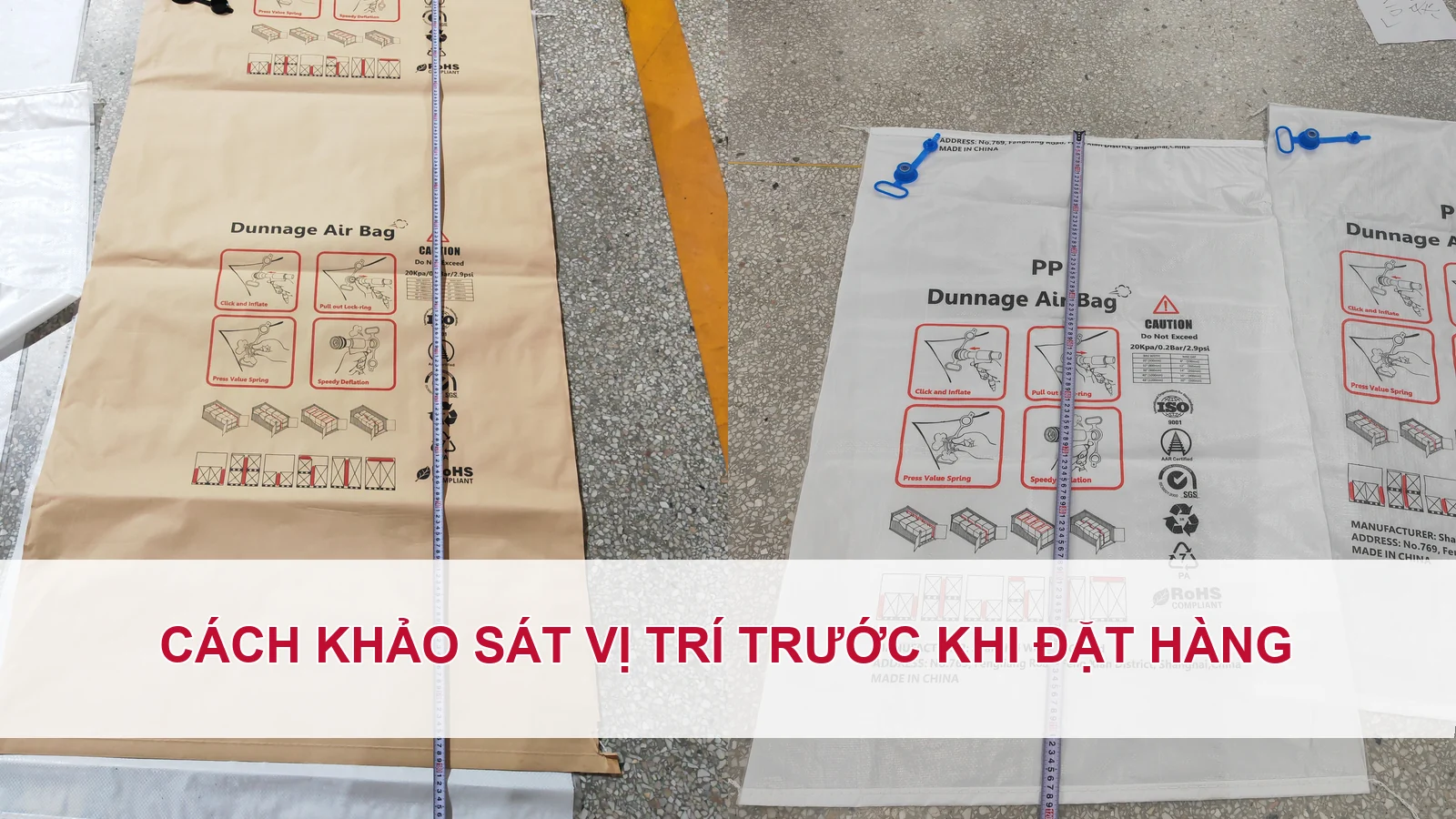 Cách khảo sát vị trí trước khi đặt hàng