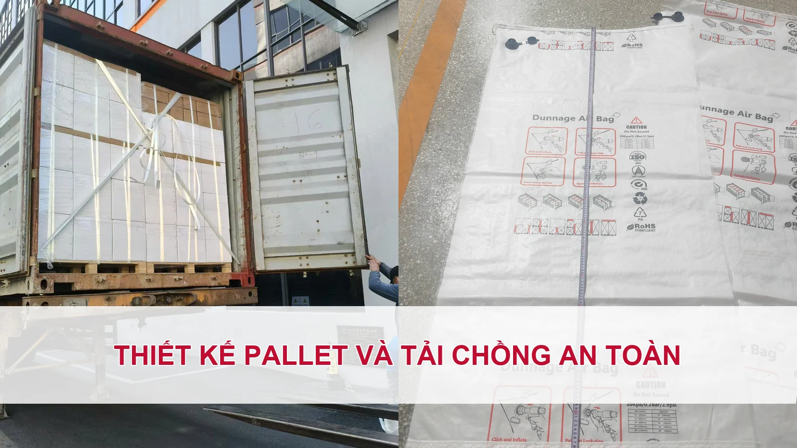 Thiết kế pallet và tải chồng an toàn