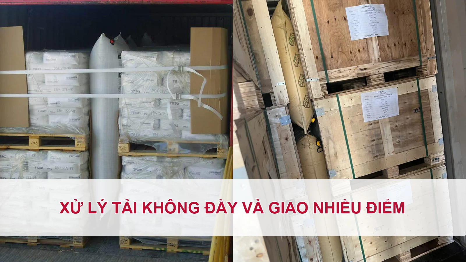 Xử lý tải không đầy và giao nhiều điểm