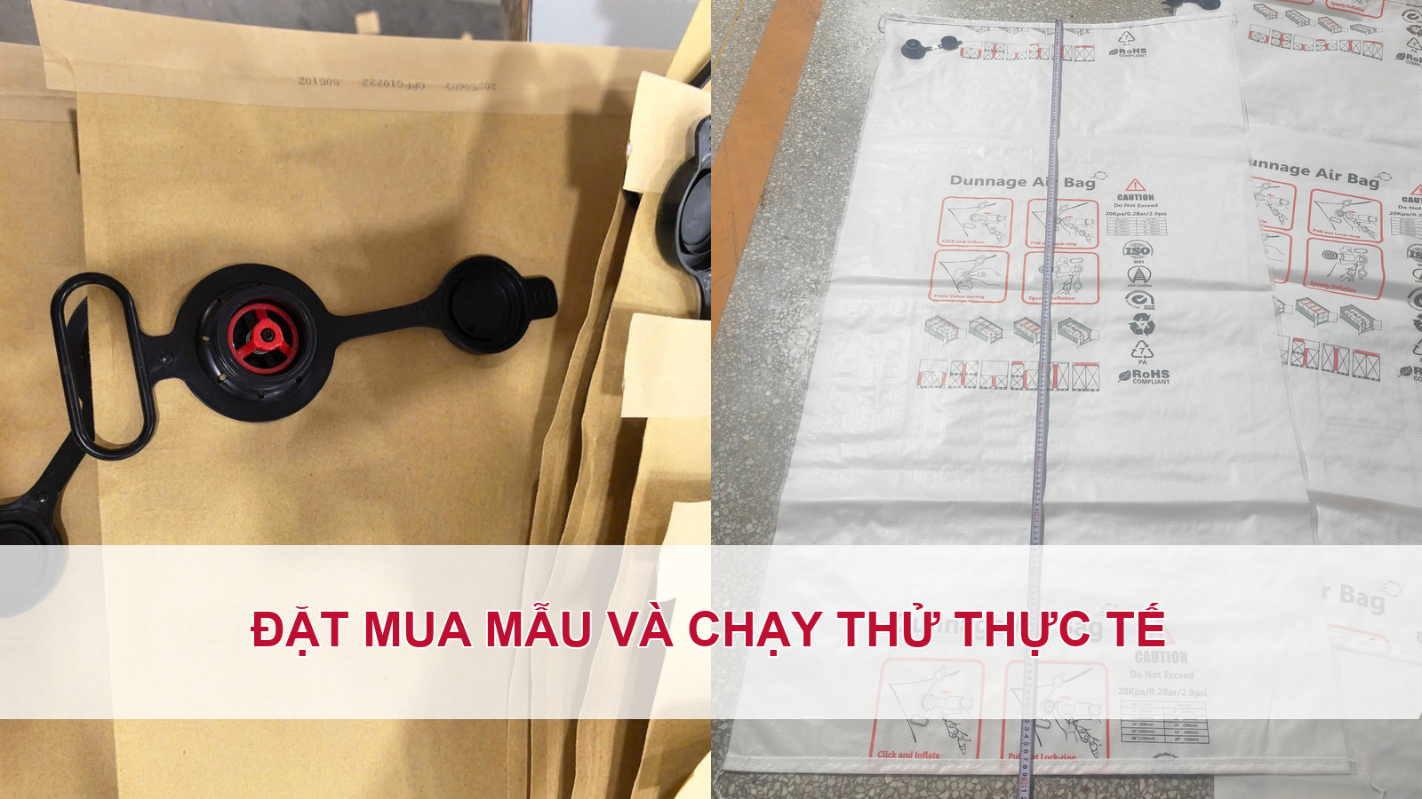 Đặt mua mẫu và chạy thử thực tế