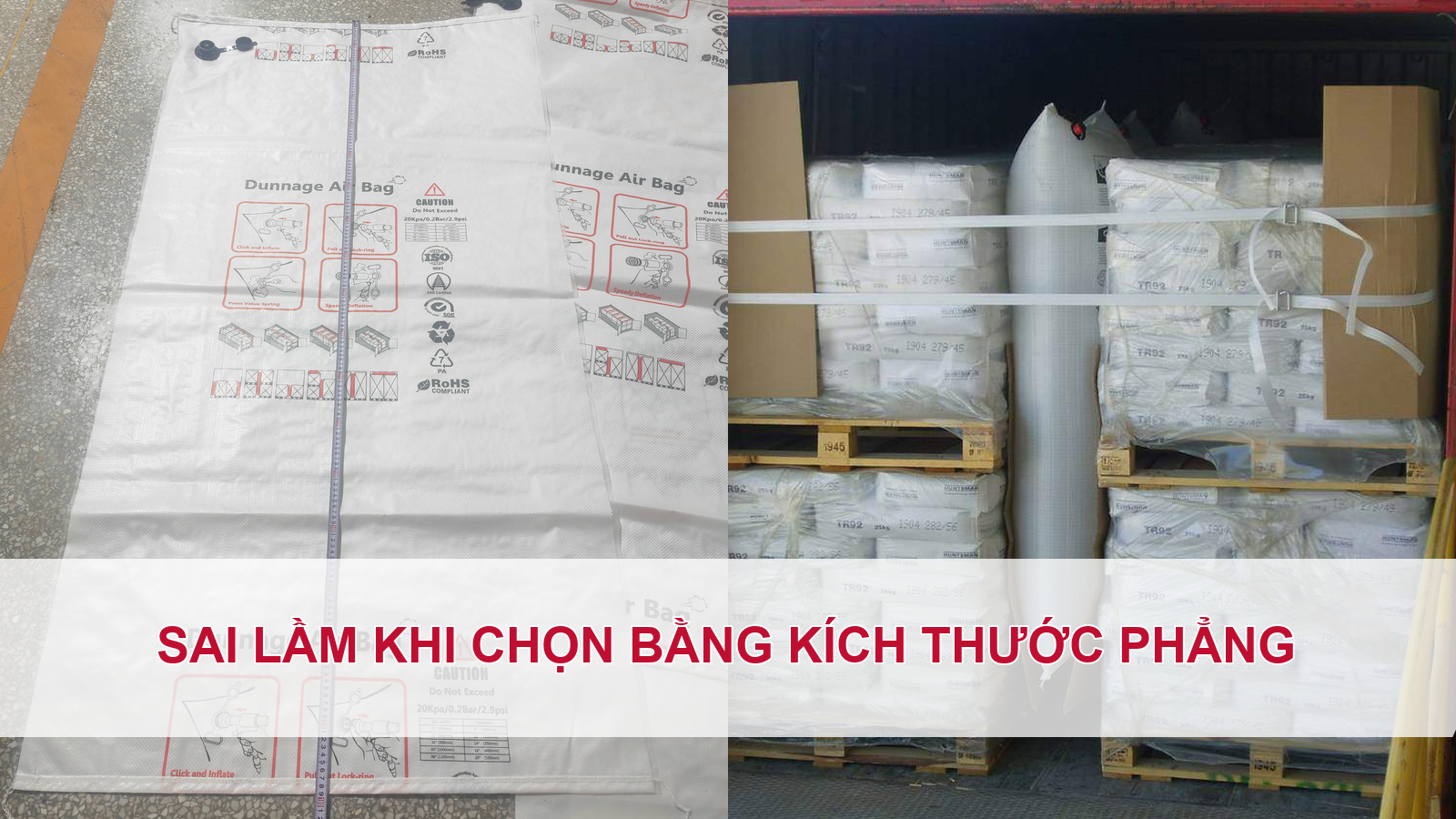 Sai lầm khi chọn bằng kích thước phẳng