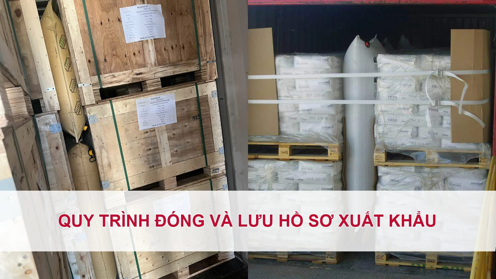 Quy trình đóng và lưu hồ sơ xuất khẩu