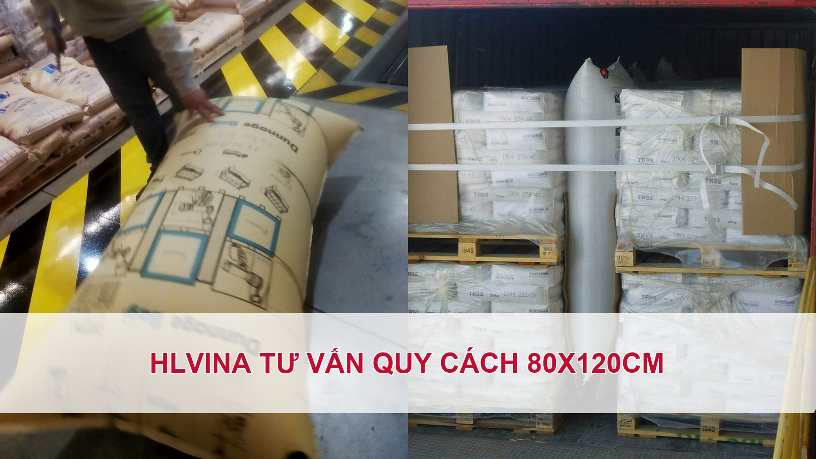 HLVINA tư vấn quy cách túi khí chèn hàng 80x120cm