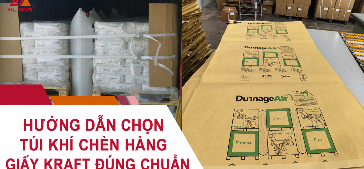 Hướng Dẫn Chọn Túi Khí Chèn Hàng Giấy Kraft Đúng Chuẩn